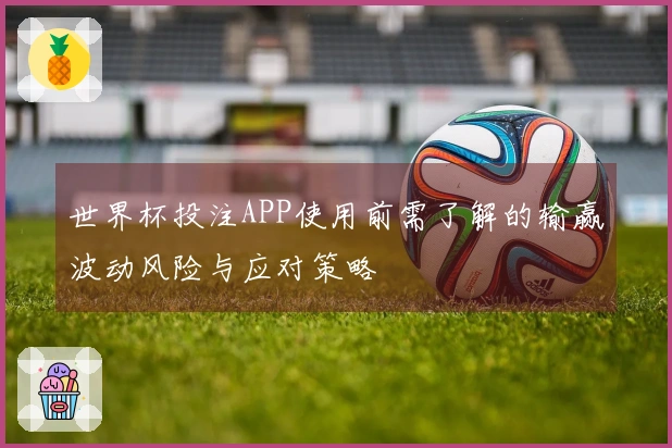 世界杯投注APP使用前需了解的输赢波动风险与应对策略
